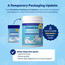 Load image into Gallery viewer, Wonderfur - Wonderfur Prebiotics & Probiotics for dogs and cats 150g