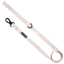 Load image into Gallery viewer, DOG LEASH: LATTE GINGHAM
