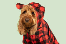 Load image into Gallery viewer, DOG RAINCOAT: BUFFALO PLAID