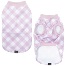 Load image into Gallery viewer, DOG FLEECE VEST: BERRY GINGHAM