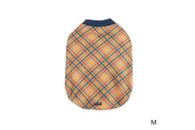 Load image into Gallery viewer, Velvet Lined Orange Plaid Dog Jumper