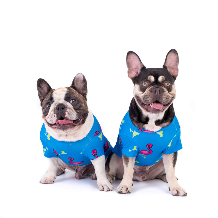 Flamingo dog shirt cheap