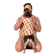 Load image into Gallery viewer, Matching human Gingerbread Cheer Christmas pyjamas
