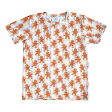 Load image into Gallery viewer, Matching human Gingerbread Cheer Christmas pyjamas
