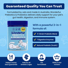 Load image into Gallery viewer, Wonderfur - Wonderfur Prebiotics &amp; Probiotics for dogs and cats 150g
