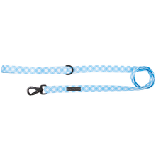 Load image into Gallery viewer, DOG LEASH: BLUEBERRY GINGHAM
