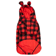 Load image into Gallery viewer, DOG RAINCOAT: BUFFALO PLAID
