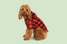 Load image into Gallery viewer, DOG RAINCOAT: BUFFALO PLAID
