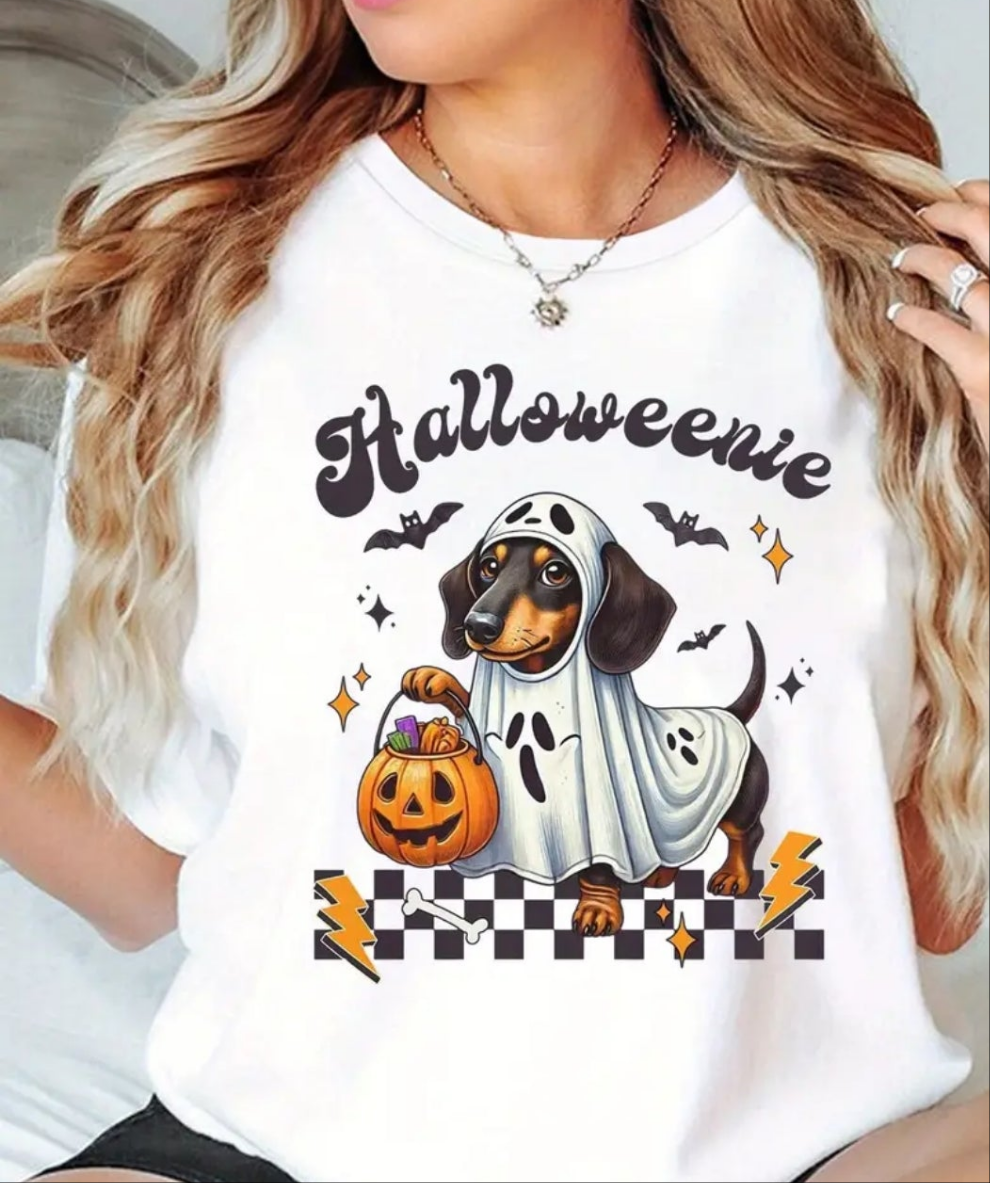 Halloweenie tee