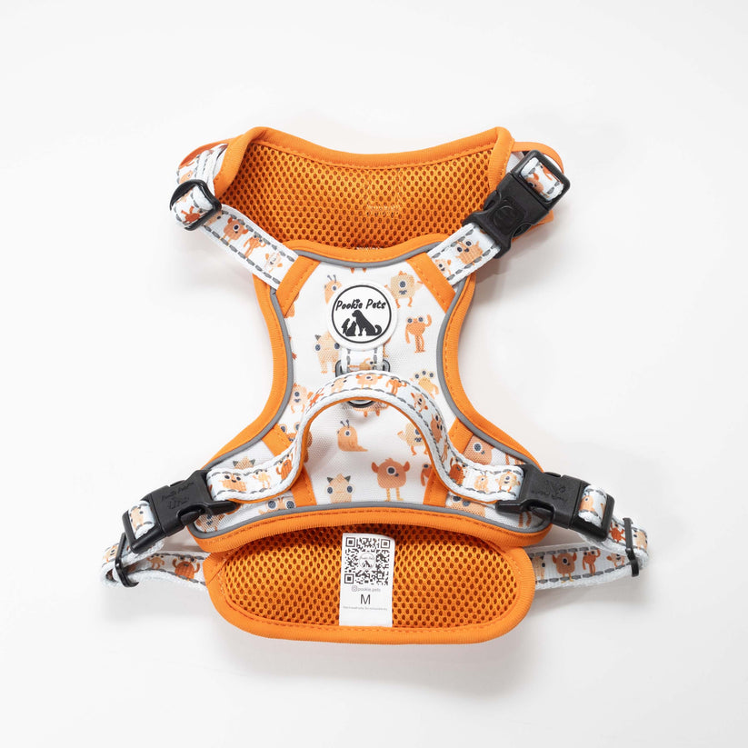 Comfort Explorer Harness: ORANGE MONSTERS