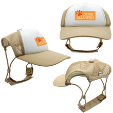 Load image into Gallery viewer, Orange Dogs Allowed | Trucker Hats for Dogs
