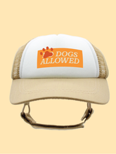 Load image into Gallery viewer, Orange Dogs Allowed | Trucker Hats for Dogs
