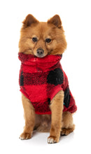 Load image into Gallery viewer, Checkered Teddy Sweater - Red
