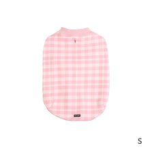 Load image into Gallery viewer, Velvet Lined Pink Gingham Dog Jumper
