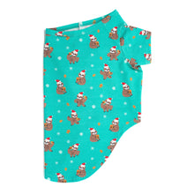 Load image into Gallery viewer, Festive Sloths Christmas dog shirt
