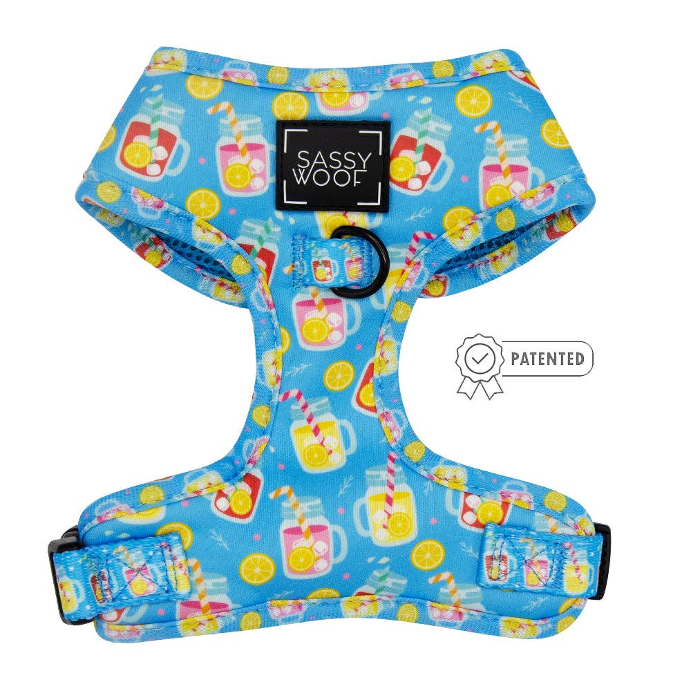 SASSY WOOF - Dog Adjustable Harness - You Can't Sip With Us