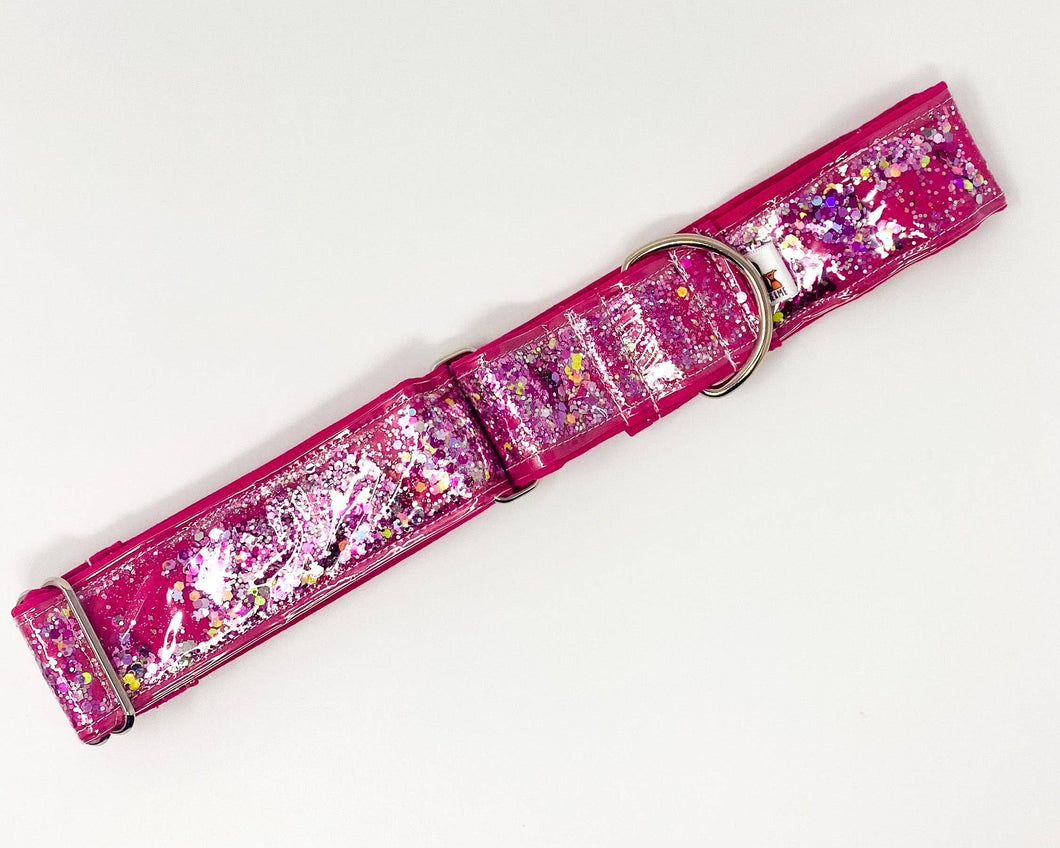 Kylie & Me - Martingale Collar | Pink Glitter