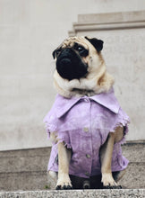 Load image into Gallery viewer, Lilac Tie-dye Dog Denim Vest
