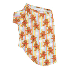 Load image into Gallery viewer, Gingerbread Cheer Christmas dog shirt
